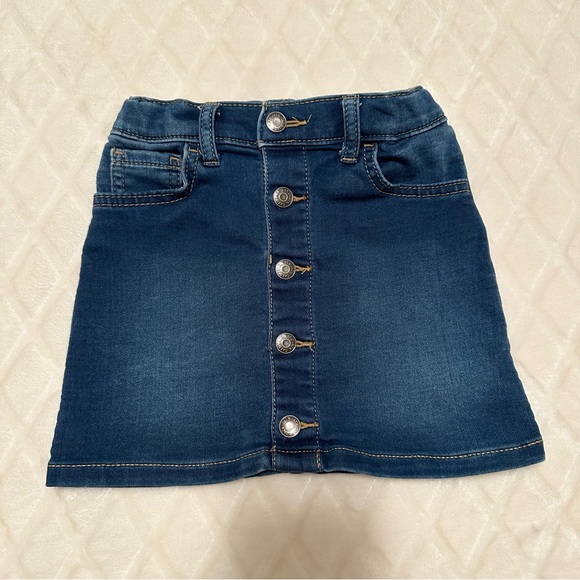 Cat & Jack Denim Stretch Skirt EUC - Picture 1 of 4